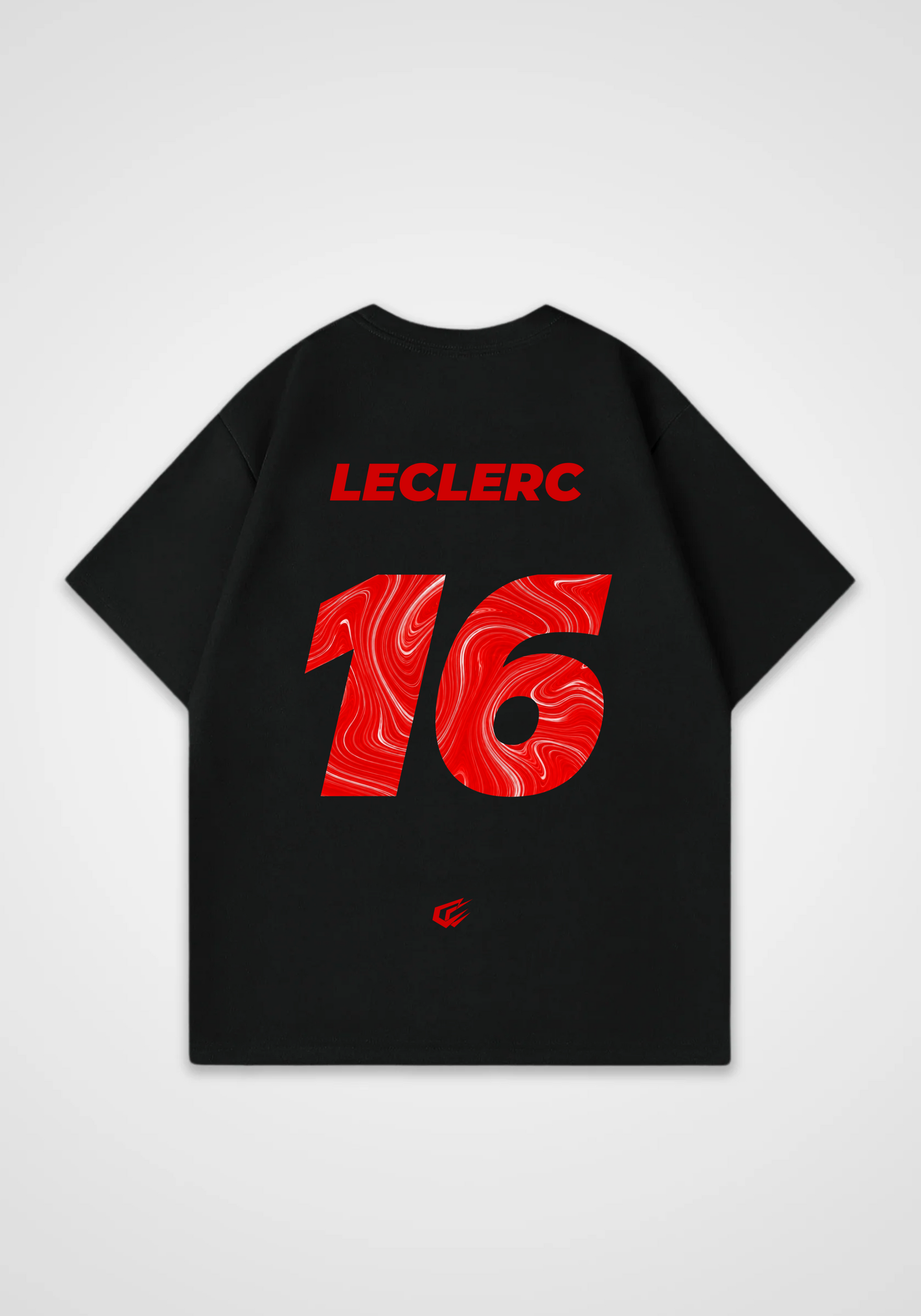 Leclerc Jersey Oversized Shirt - Black Back (Designed)