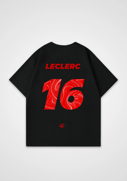 Leclerc Jersey Oversized Shirt - Black Back (Designed)