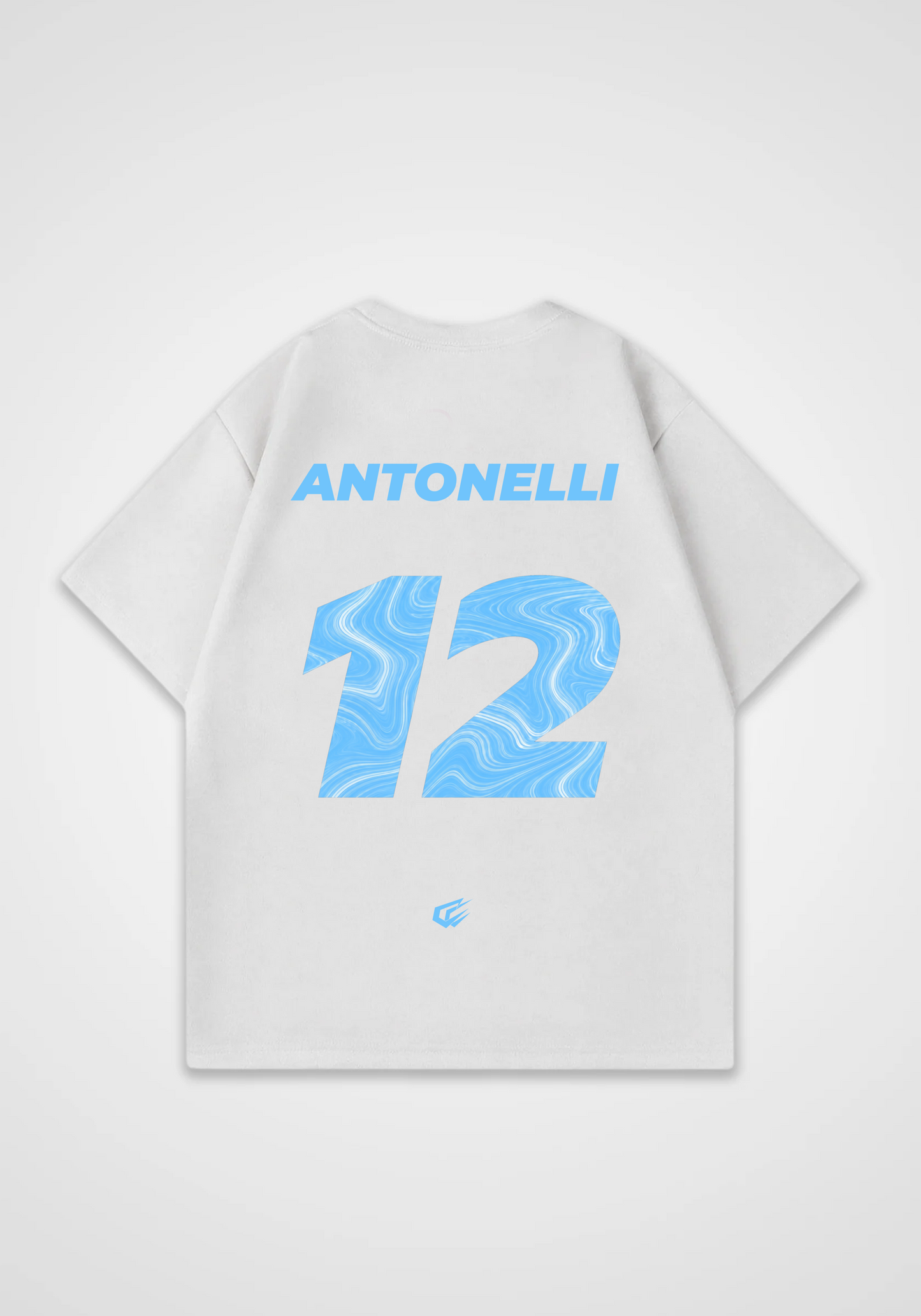 Antonelli Jersey Oversized Shirt - White Back (Designed)