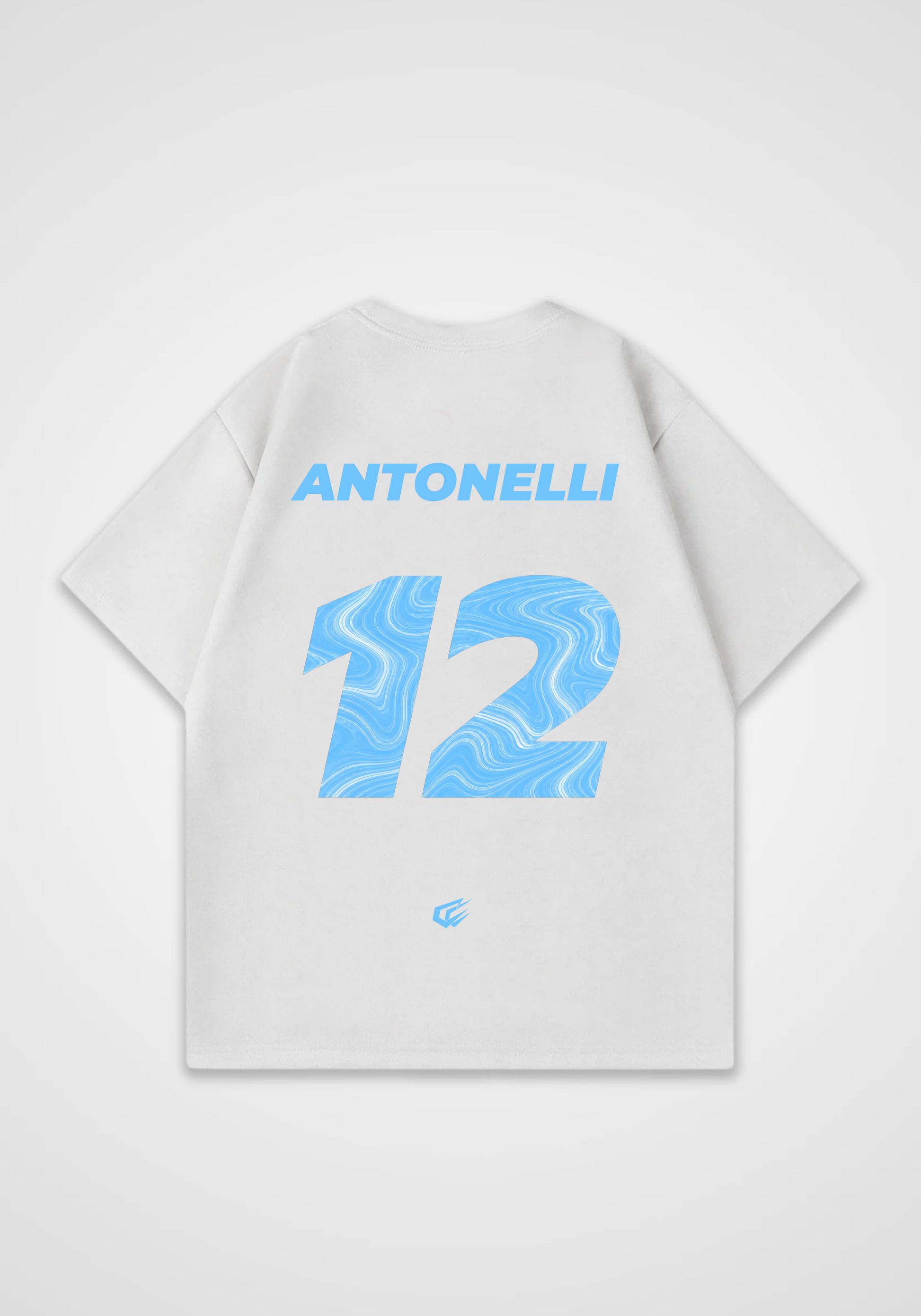 Antonelli Jersey Oversized Shirt - White Back (Designed)