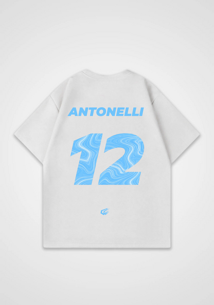 Antonelli Jersey Oversized Shirt - White Back (Designed)