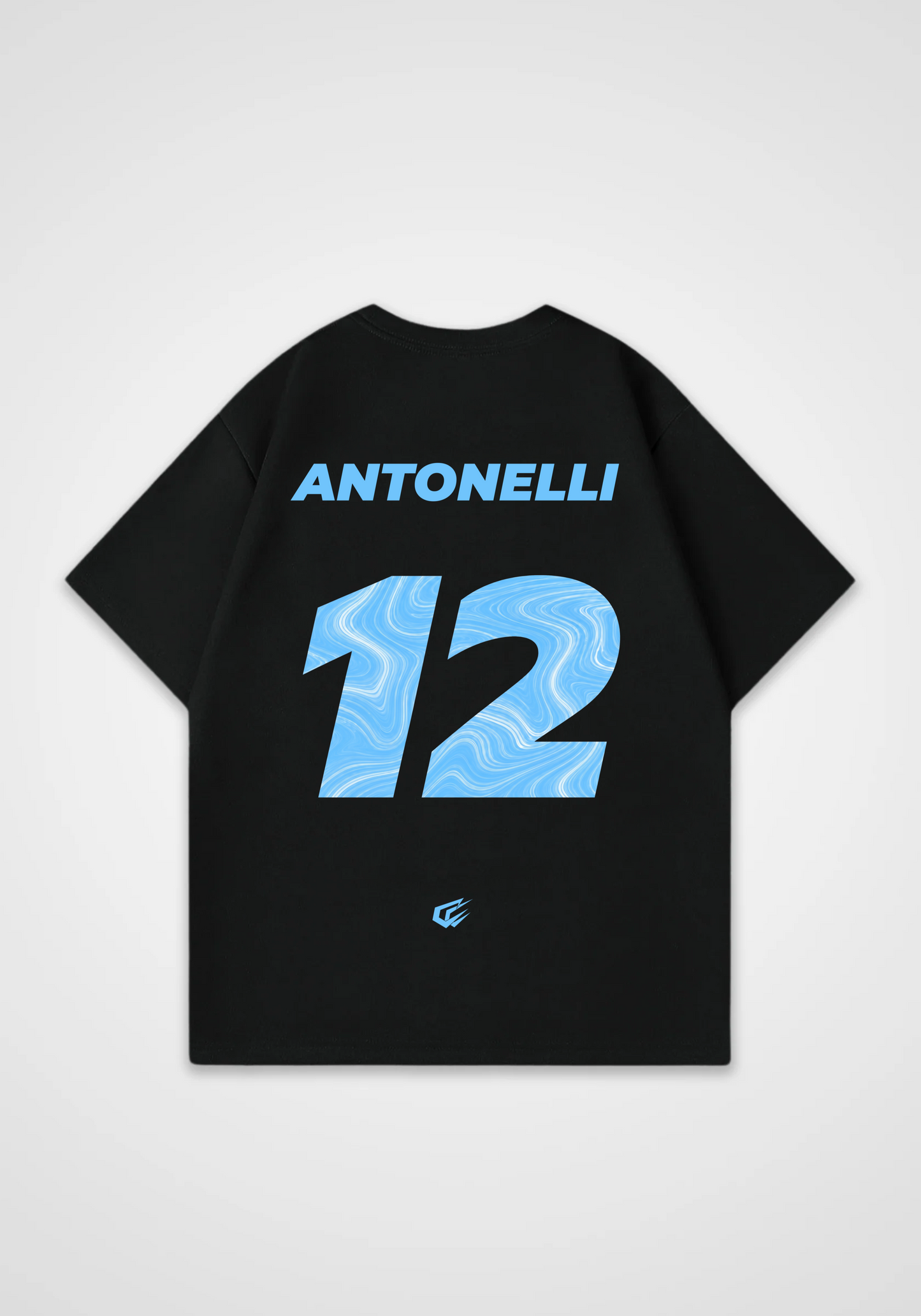 Antonelli Jersey Oversized Shirt - Black Back (Designed)