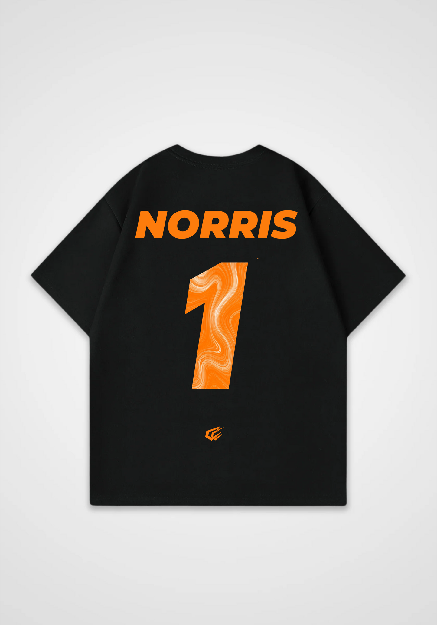 Norris Jersey Oversized Shirt - Black Back (Designed)