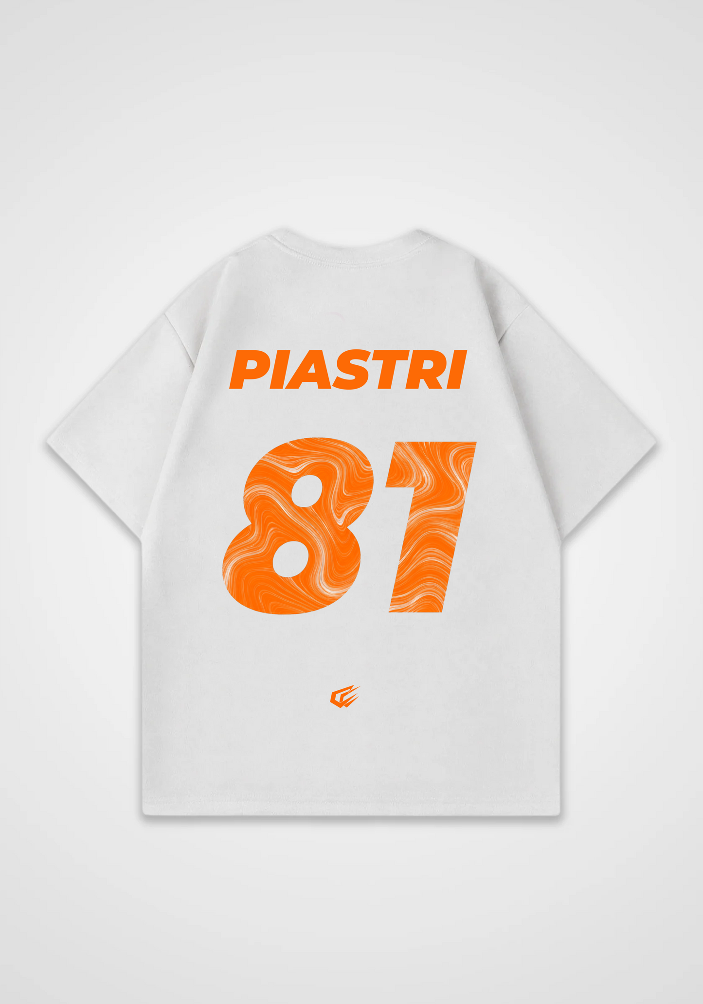 Piastri Jersey Oversized Shirt - White Back (Designed)