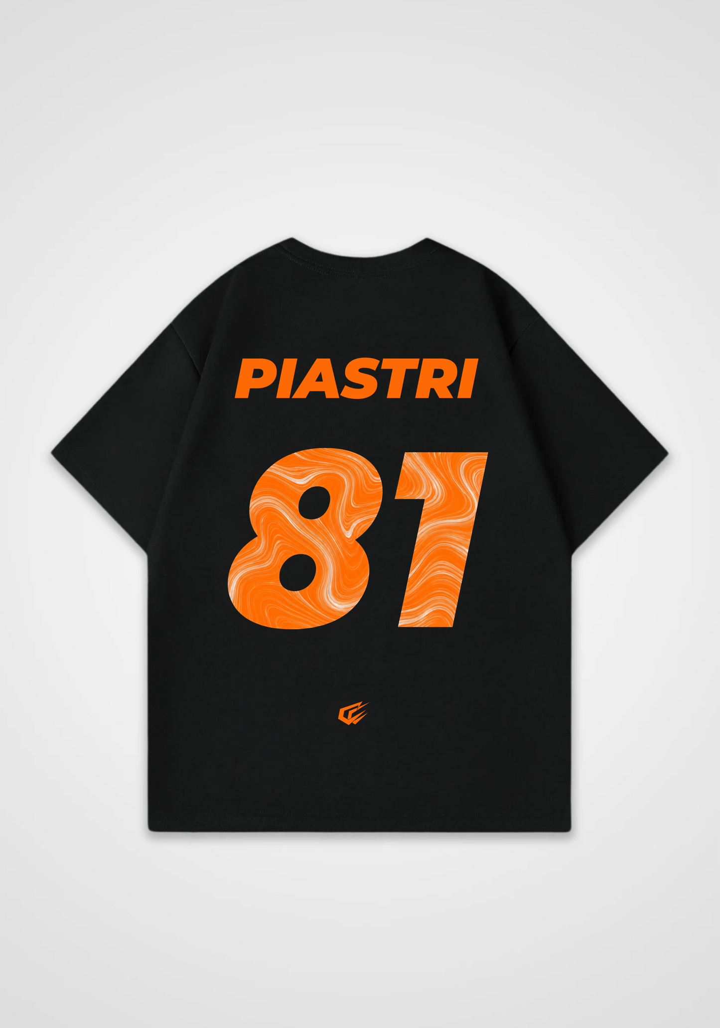 Piastri Jersey Oversized Shirt - Black Back (Designed)