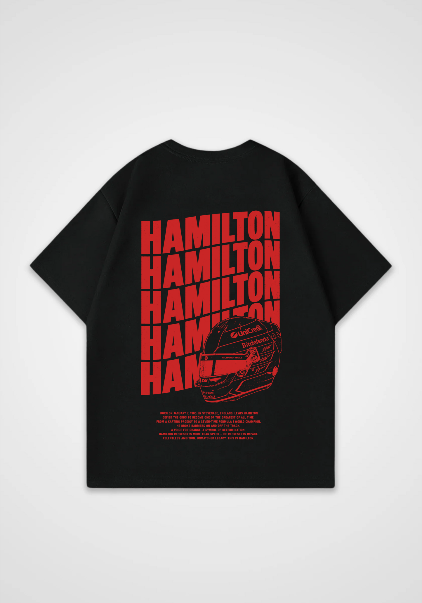 Hamilton Oversized Shirt - Black Back (Designed)