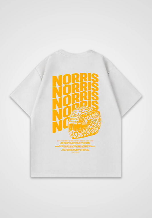 Norris Oversized Shirt - White Back (Designed)