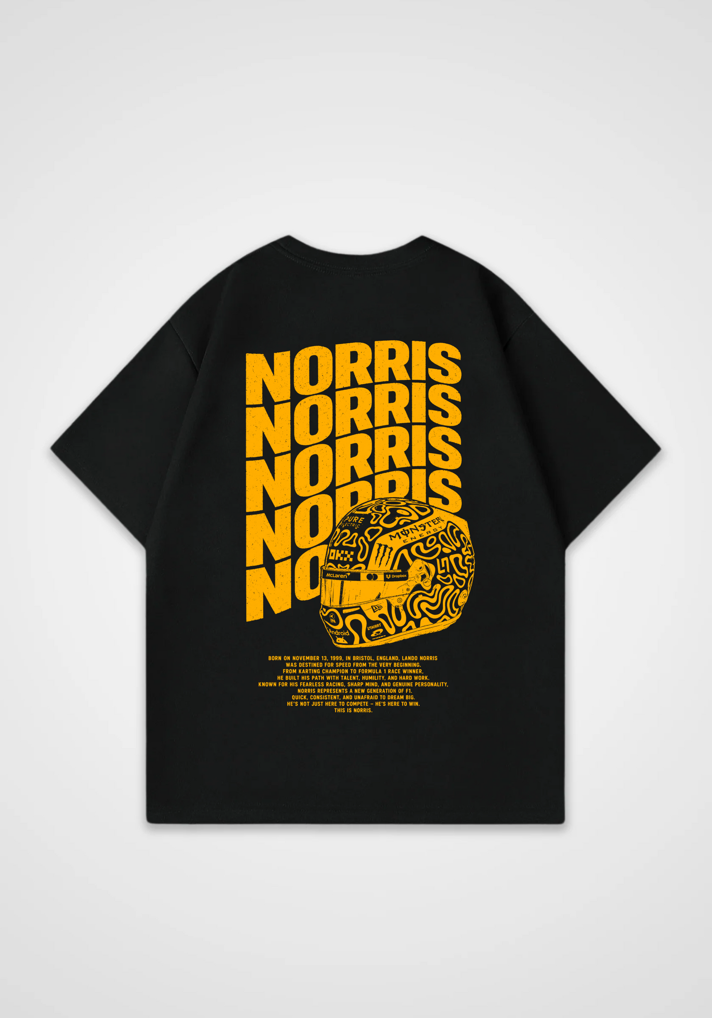 Norris Oversized Shirt - Black Back (Designed)