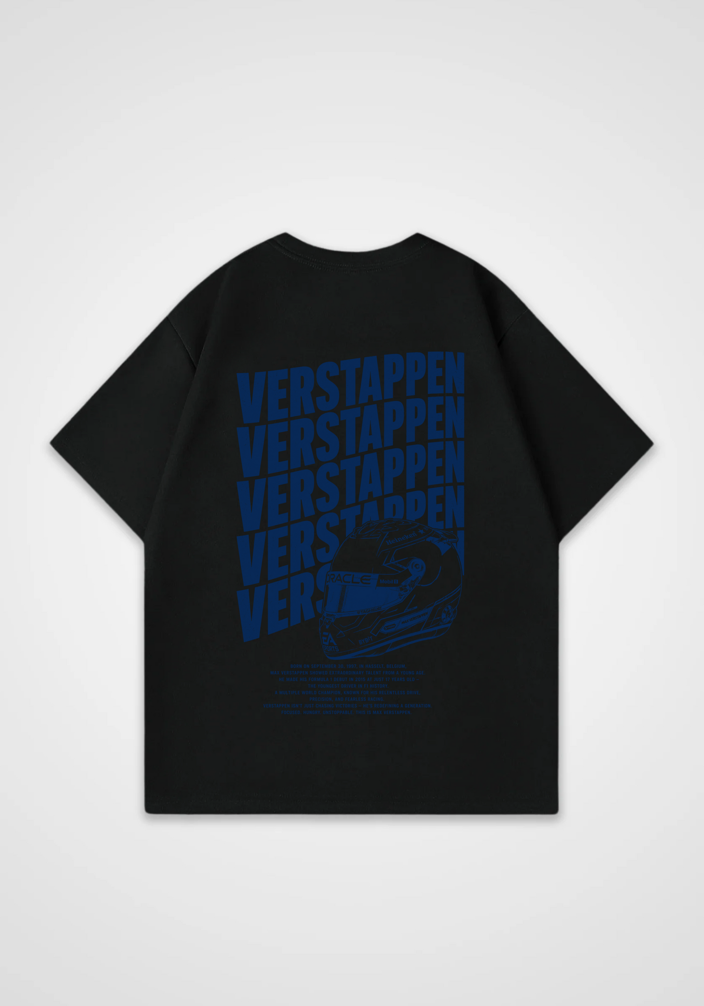 Verstappen Oversized Shirt - Black Back (Designed)