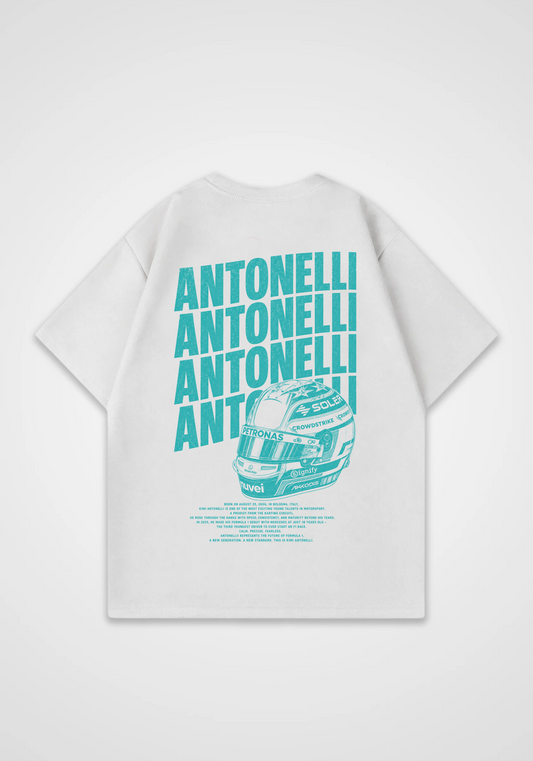 Antonelli Oversized Shirt - White Back (Designed)