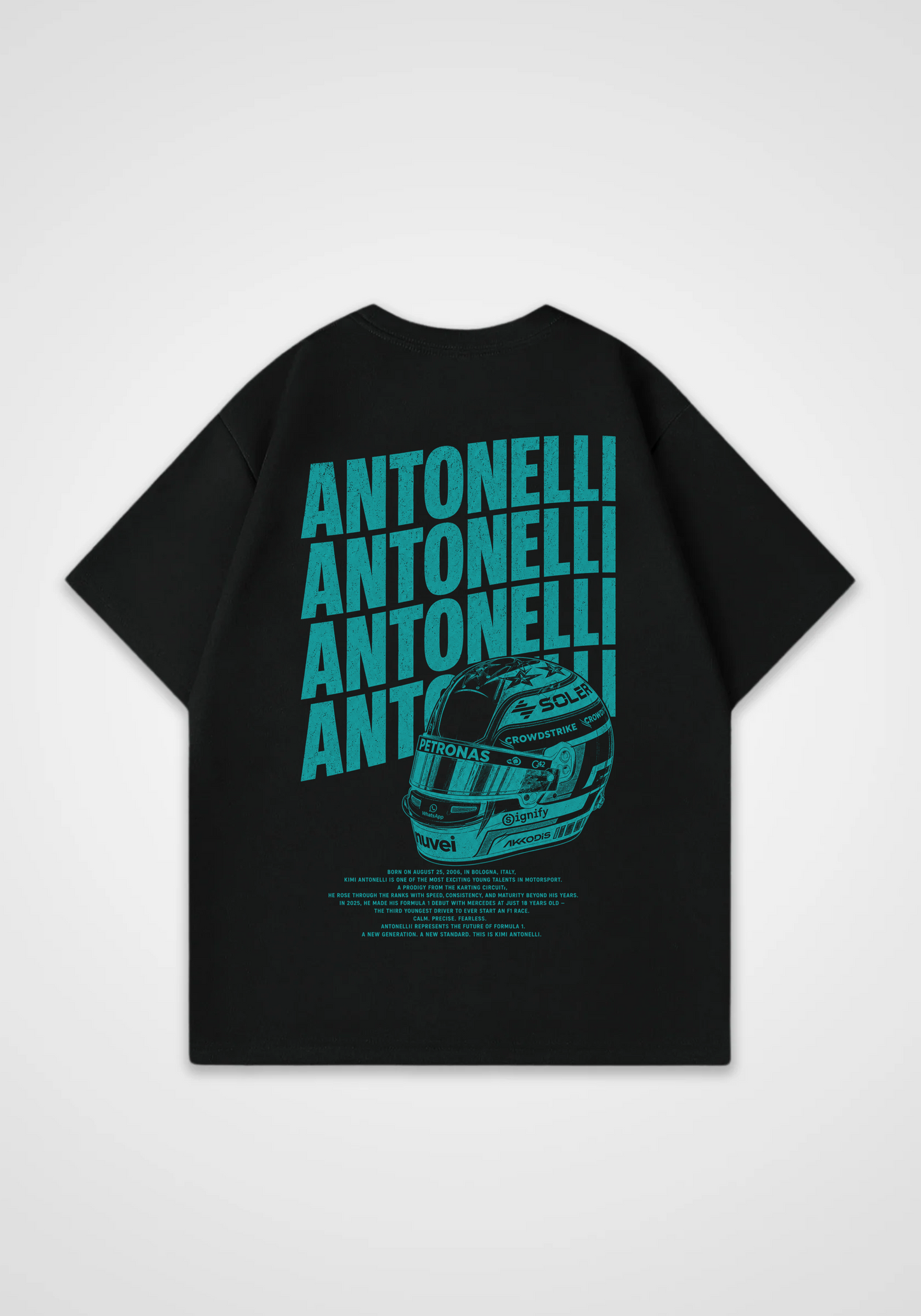 Antonelli Oversized Shirt - Black Back (Designed)