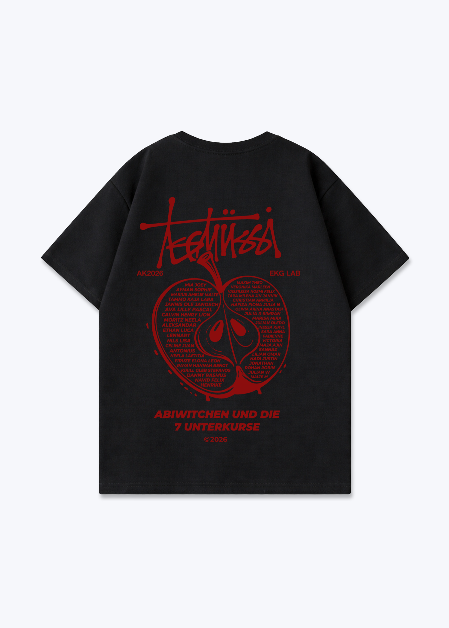 Oversized Shirt - Black Back (Designed)