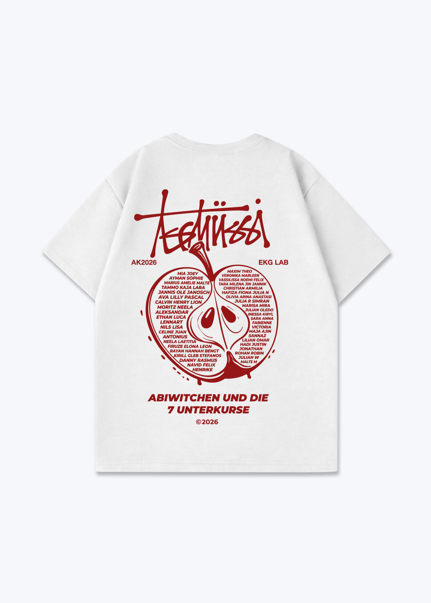 Oversized Shirt - White Back (Designed)