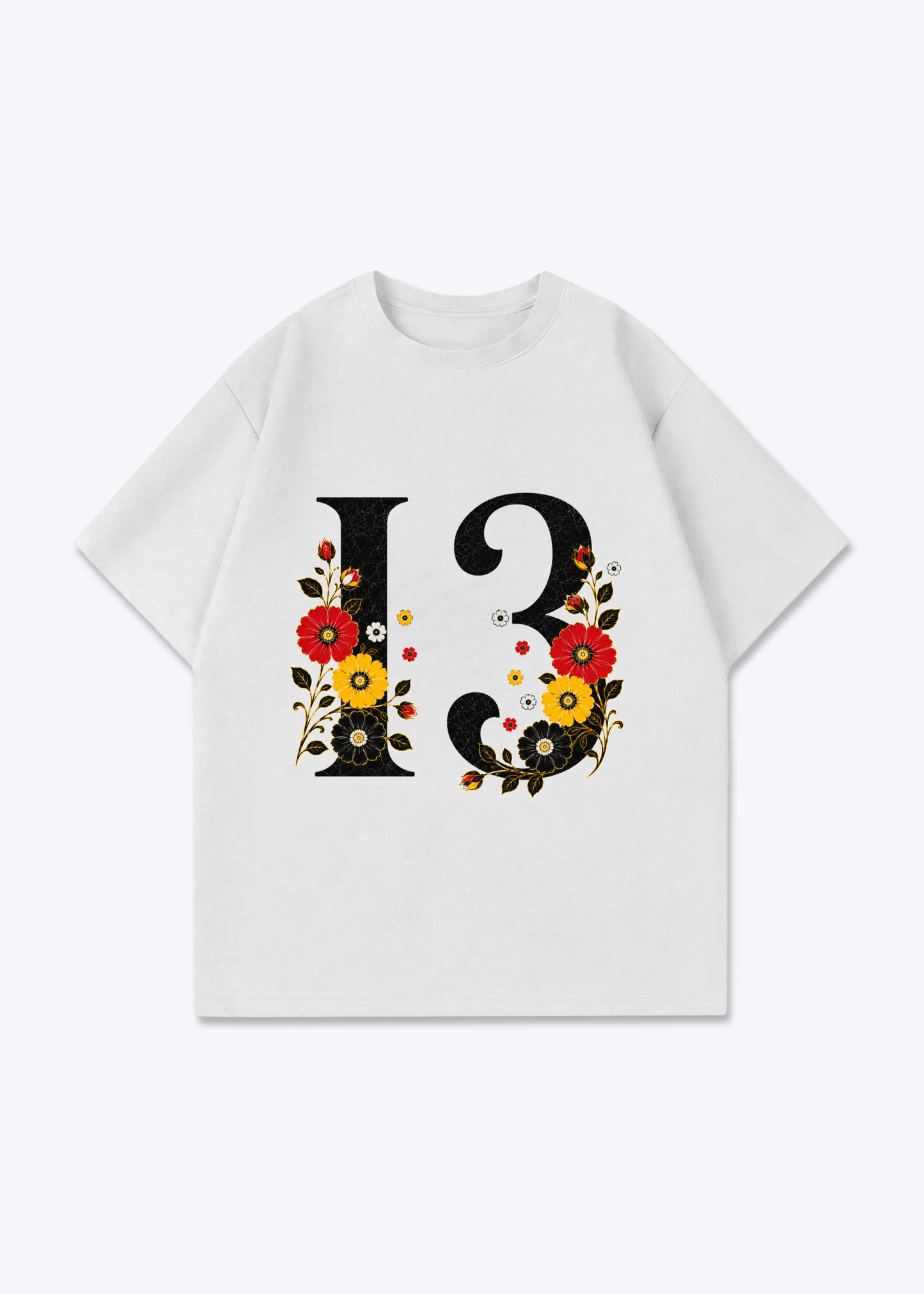 lrp Oversized Shirt - White Front (Designed)