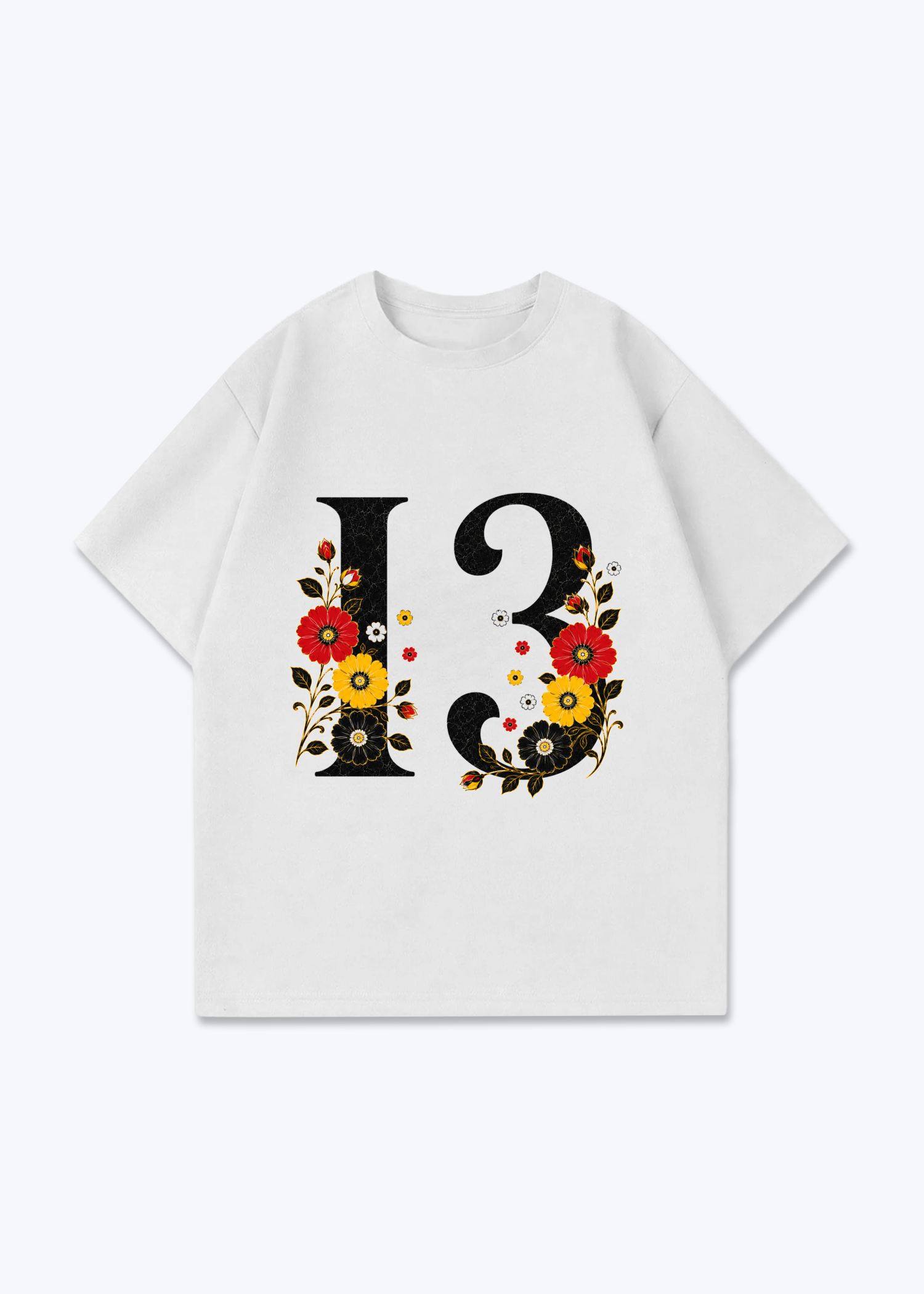 lrp Oversized Shirt - White Front (Designed)