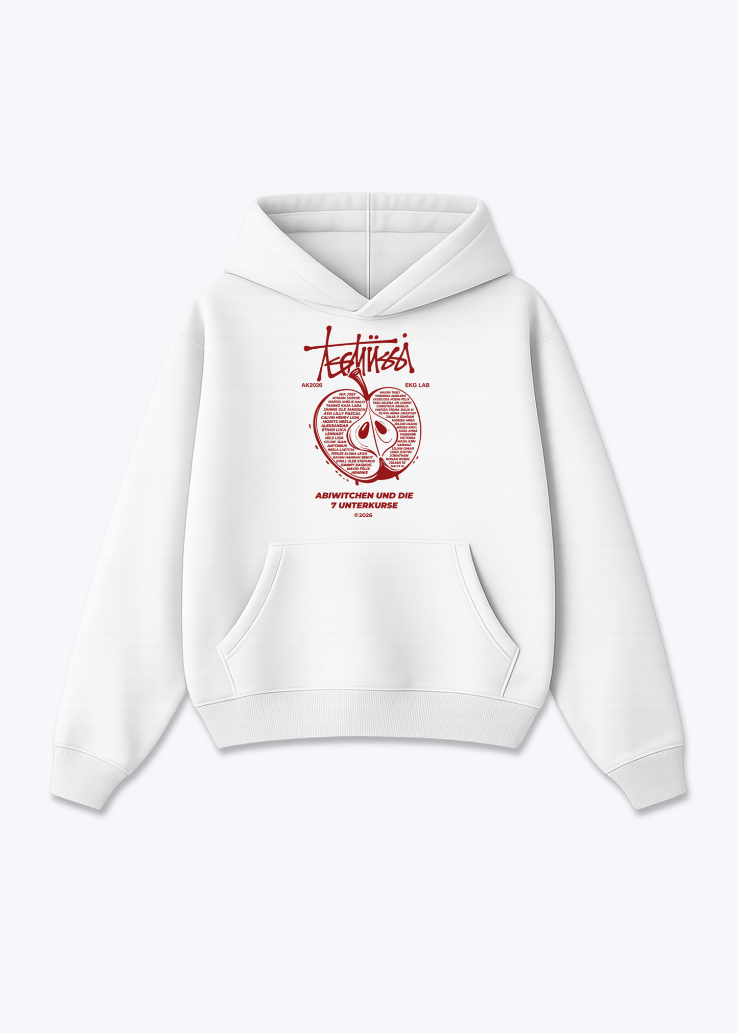 lrp Oversized Hoodie - White Front (Designed)