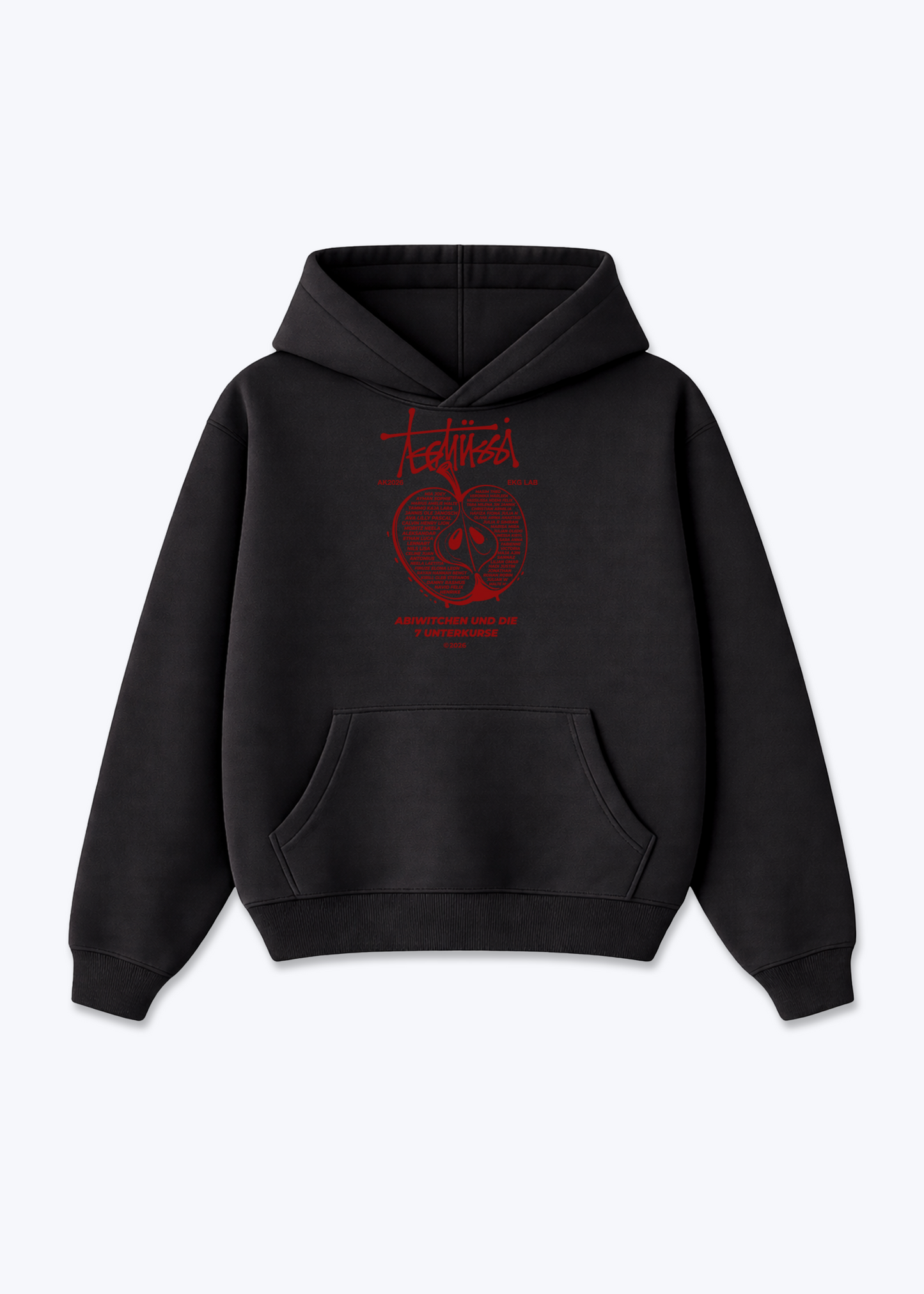 lrp Oversized Hoodie - Black Front (Designed)