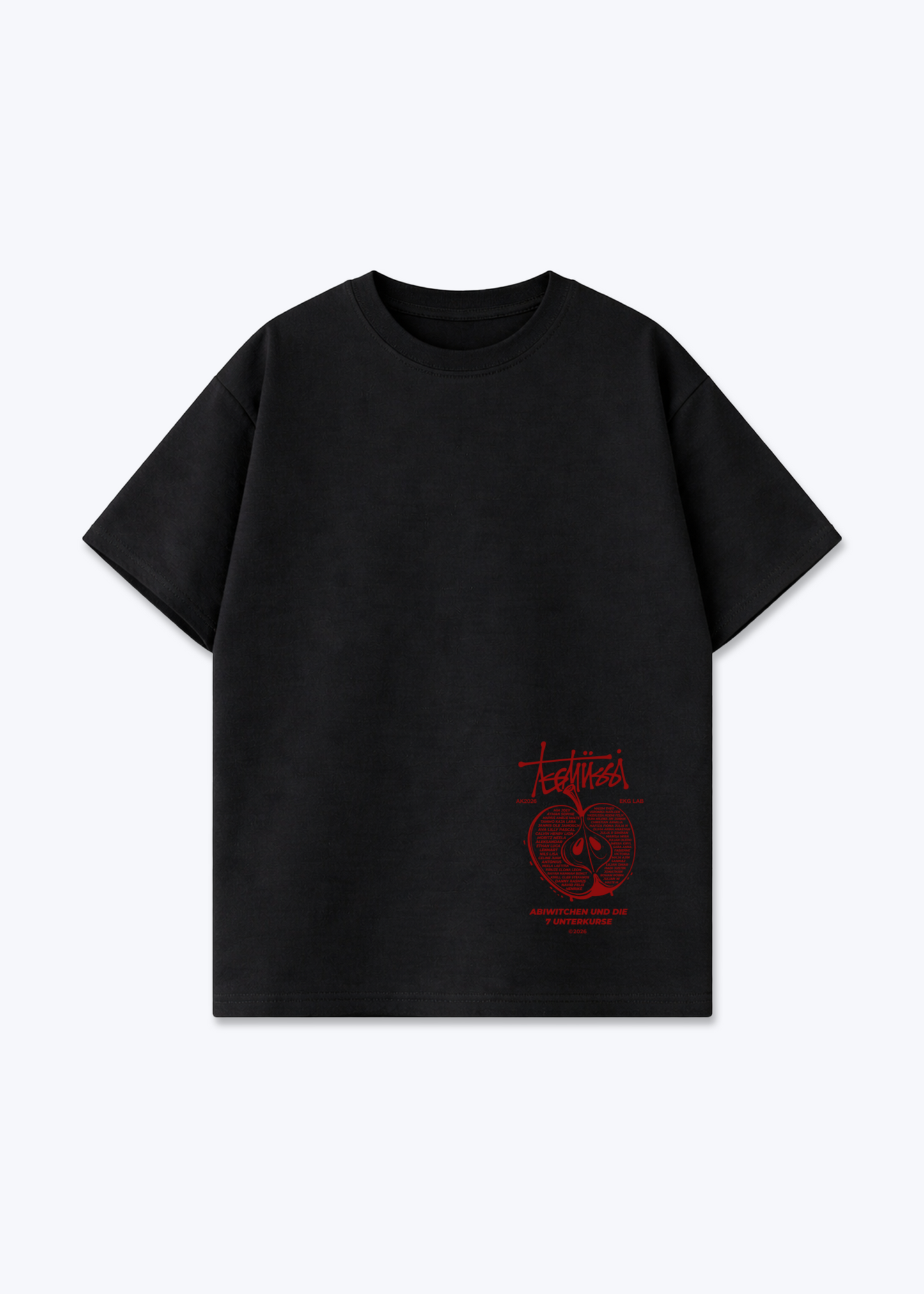 Abut Oversized Shirt - Black Front (Designed)