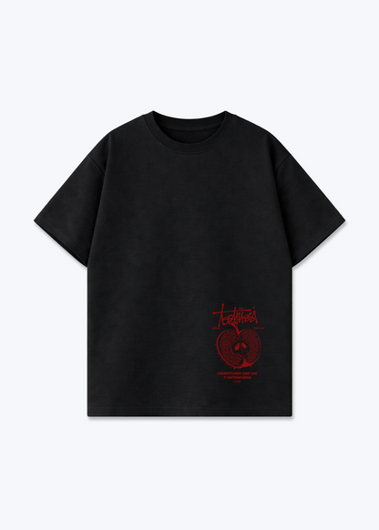 Abut Oversized Shirt - Black Front (Designed)