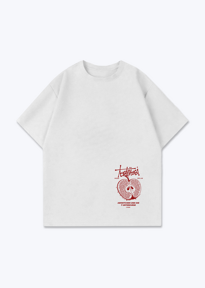 Abut Oversized Shirt - White Front (Designed)