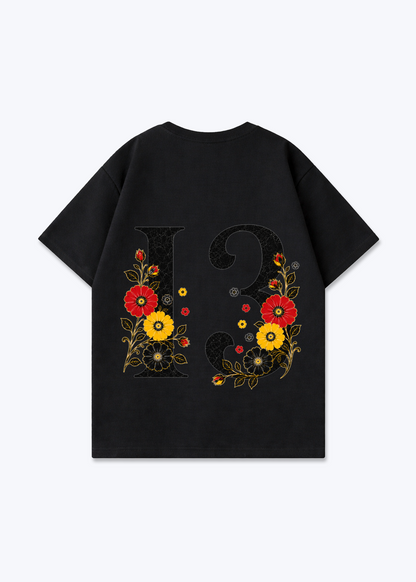 toeast Oversized Shirt - Black Back (Designed)