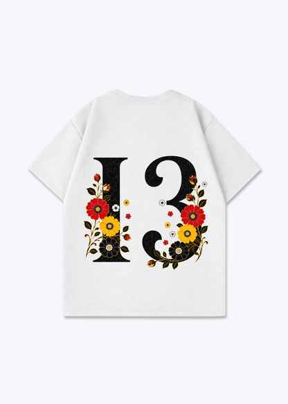 toeast Oversized Shirt - White Back (Designed)
