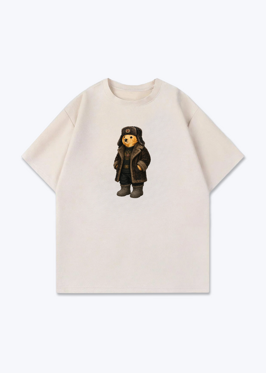 Test Oversized Shirt - Beige Front (Designed)
