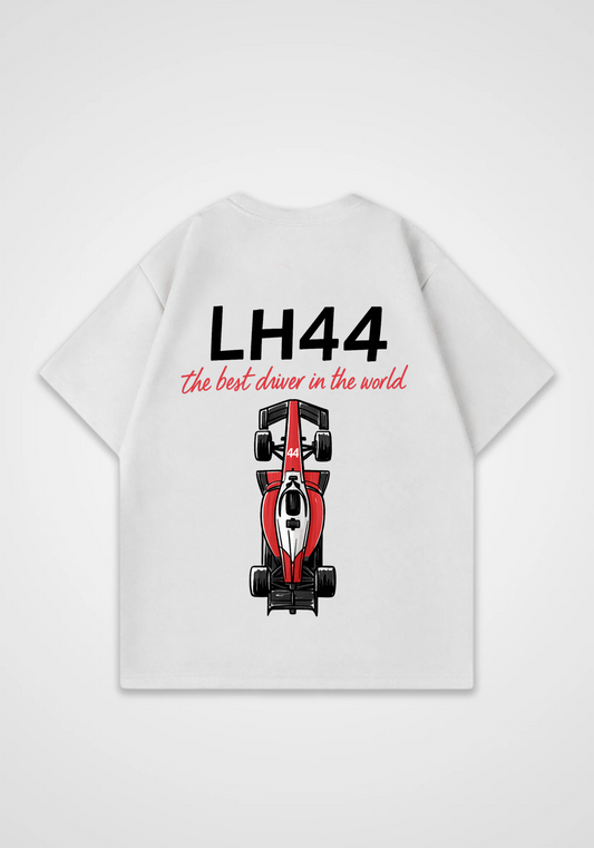 Best Driver In The World Oversized Shirt - White Back (Designed)