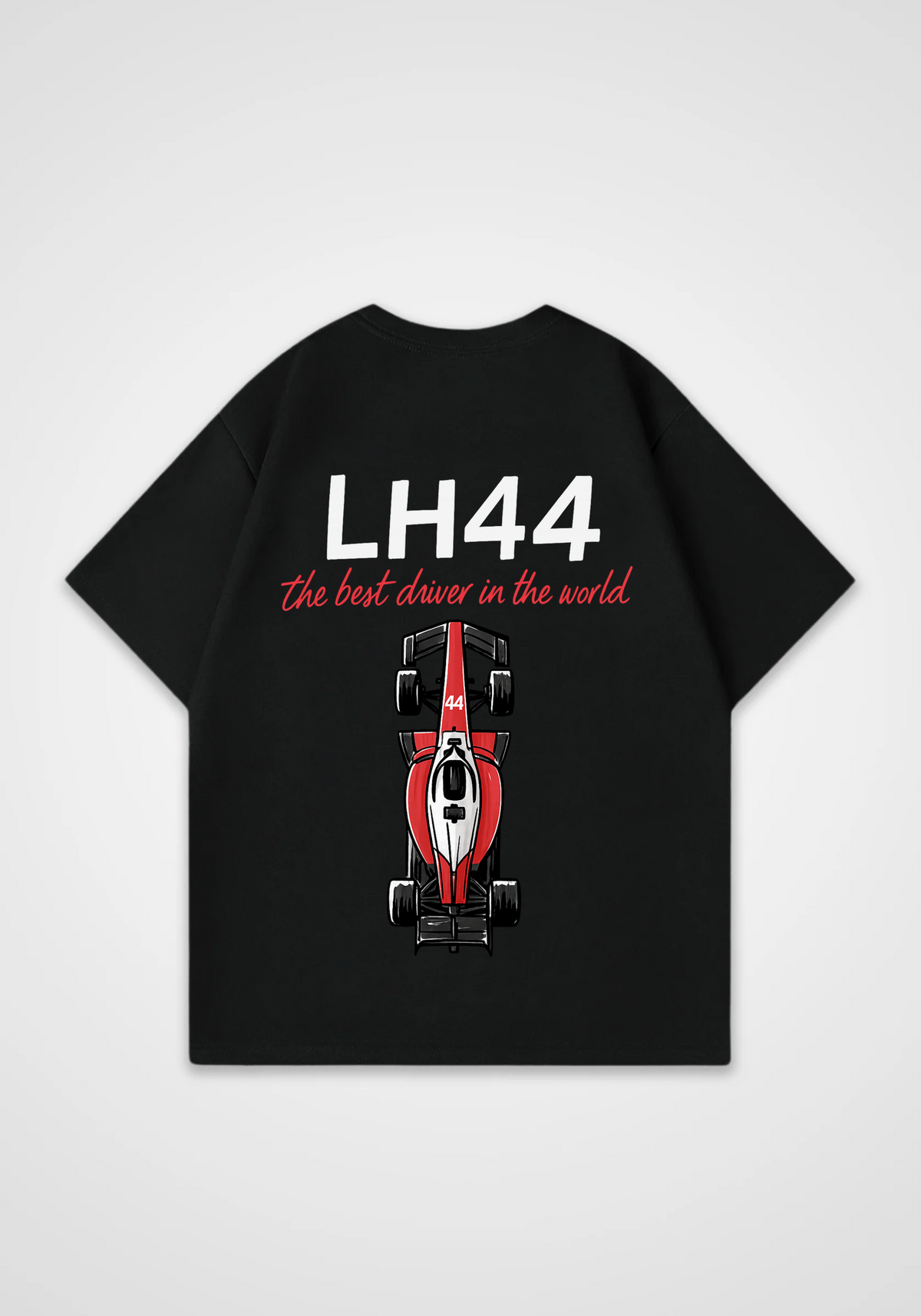 Best Driver In The World Oversized Shirt - Black Back (Designed)