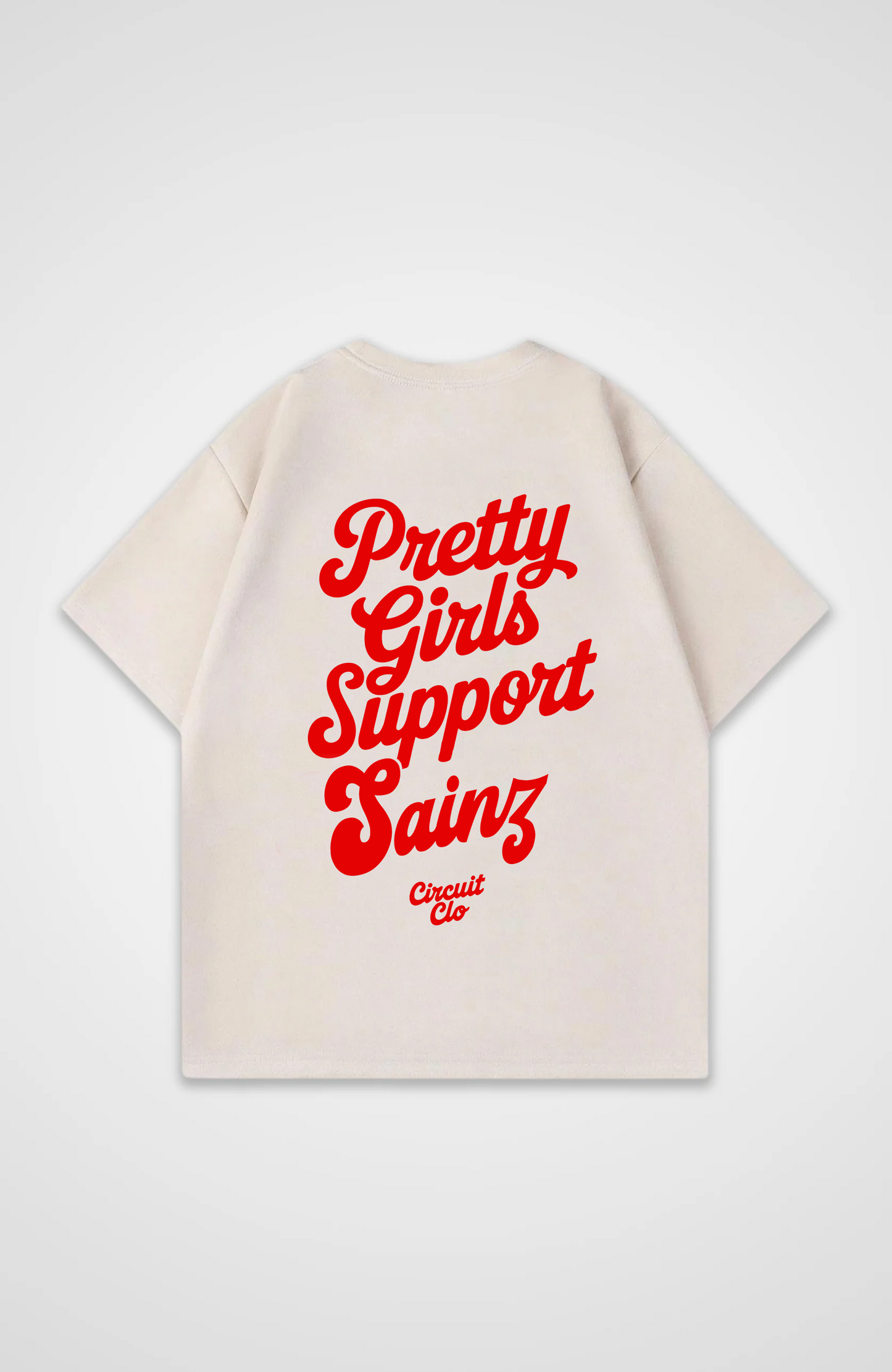 Pretty Girls Support Sainz Oversized Shirt