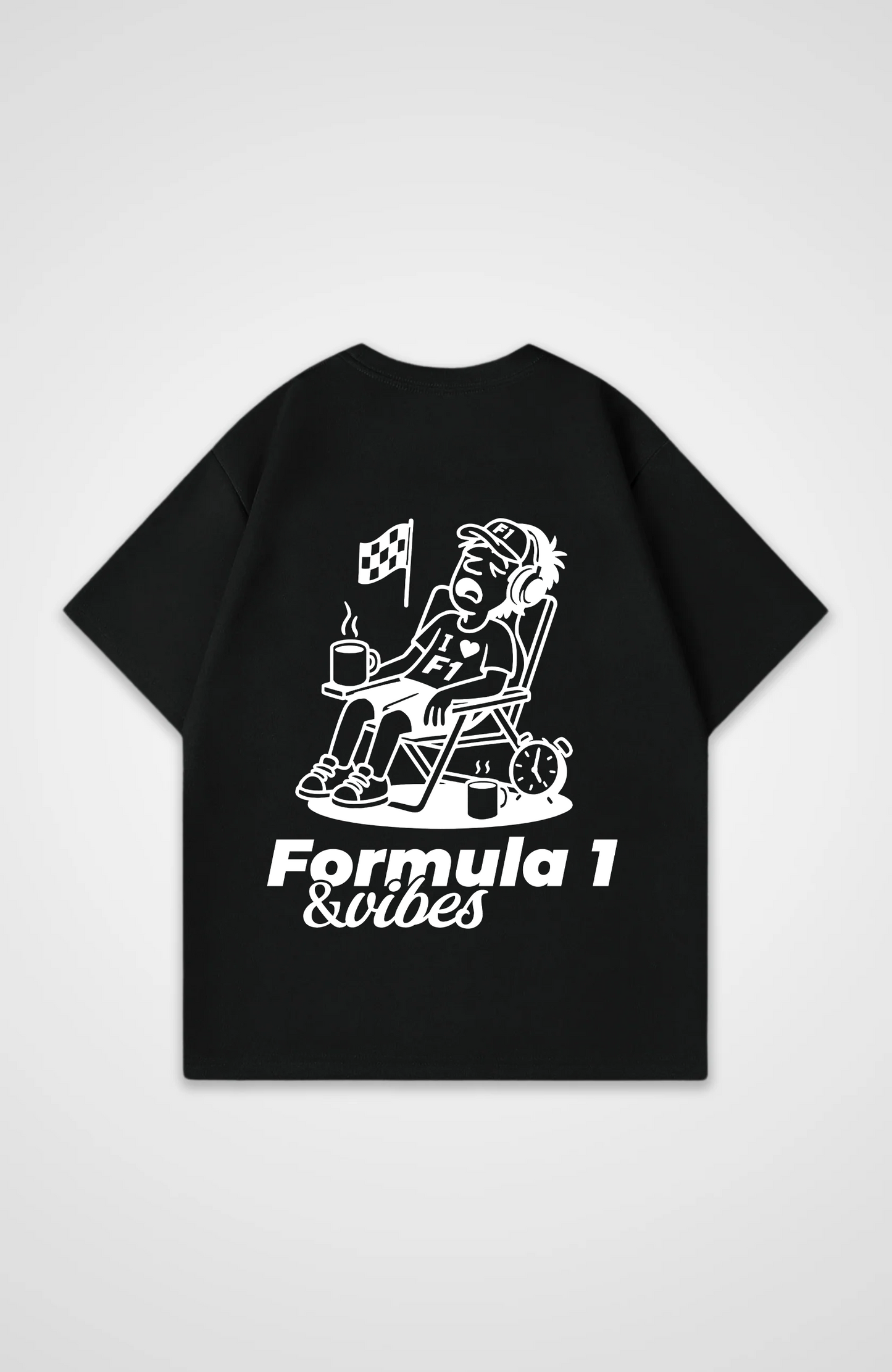 F1 & vibes weekends Oversized Shirt