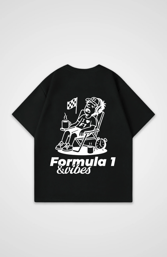 F1 & vibes weekends Oversized Shirt