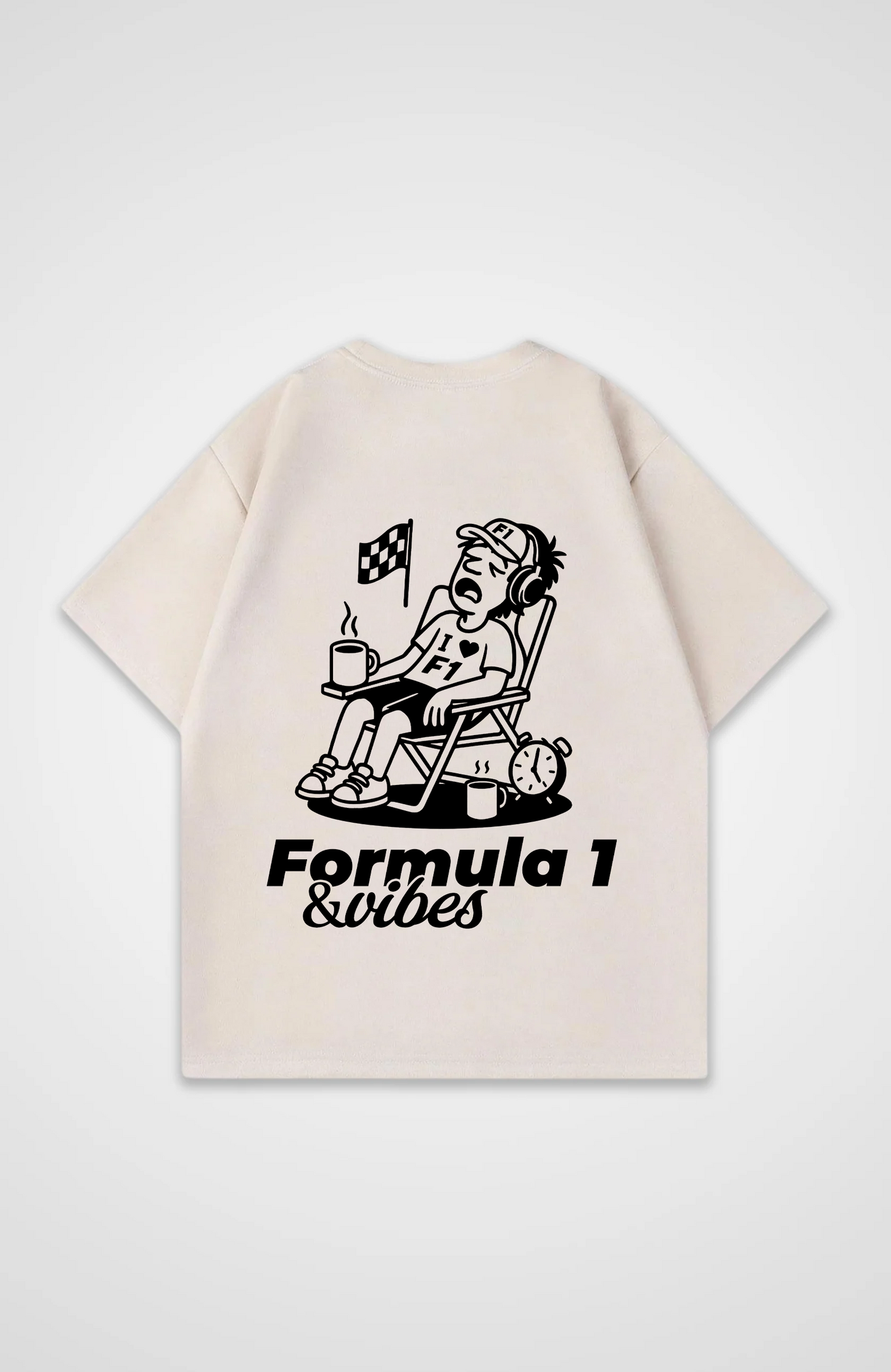 F1 & vibes weekends Oversized Shirt