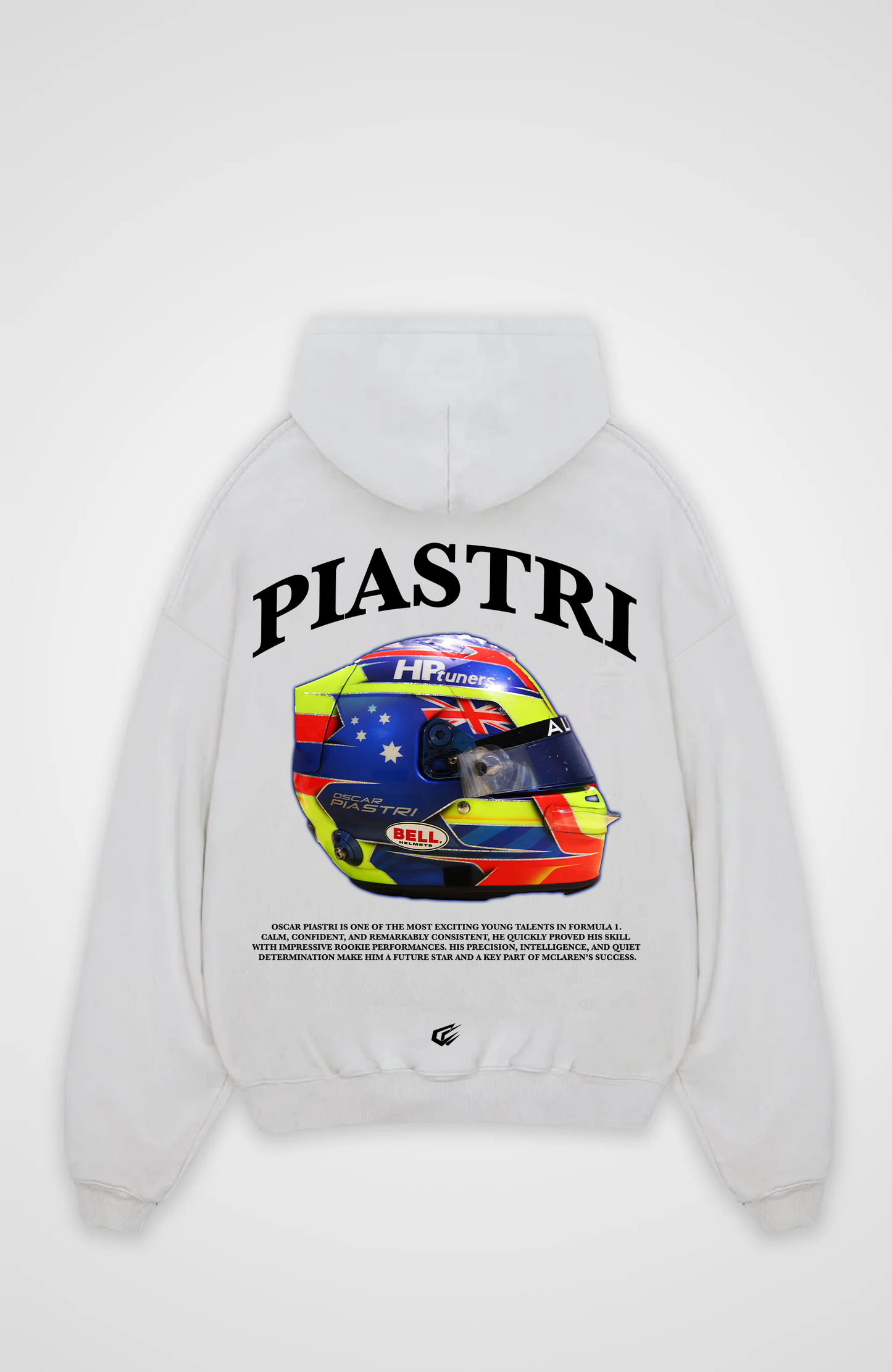 Piastri Helm Oversized Hoodie