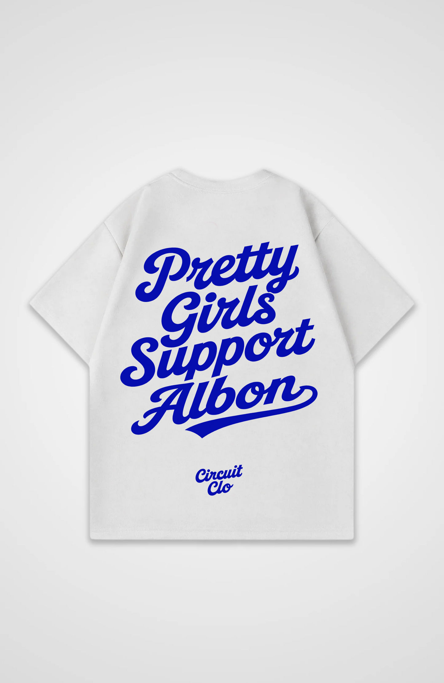 Pretty Girls support Albon Oversized Shirt