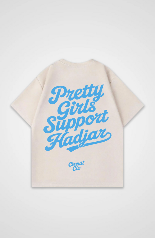 Pretty Girls support Hadjar Oversized Shirt