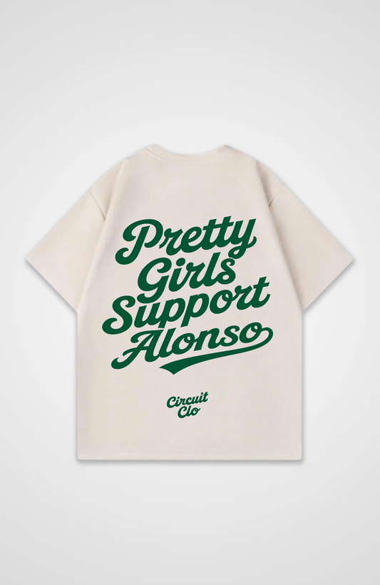 Pretty Girls support Alonso Oversized Shirt